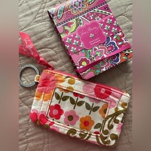 Vera Bradley note book and ID case.